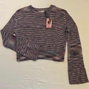 Sincerely Jules Pastel Knit Sweater with Bell Sleeves